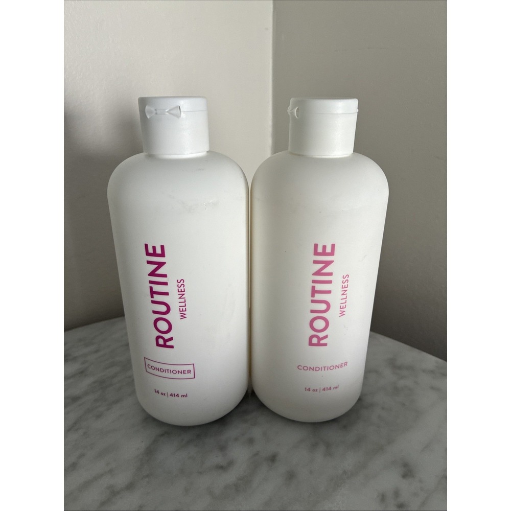 Lot Of 2 SEALED ROUTINE WELLNESS ROSE HIPS CONDITIONERS 14 OZ.